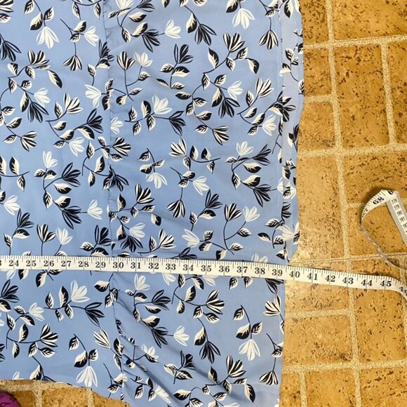 J. Jill Wearever Collection Blue Floral Dress - Picture 14 of 14